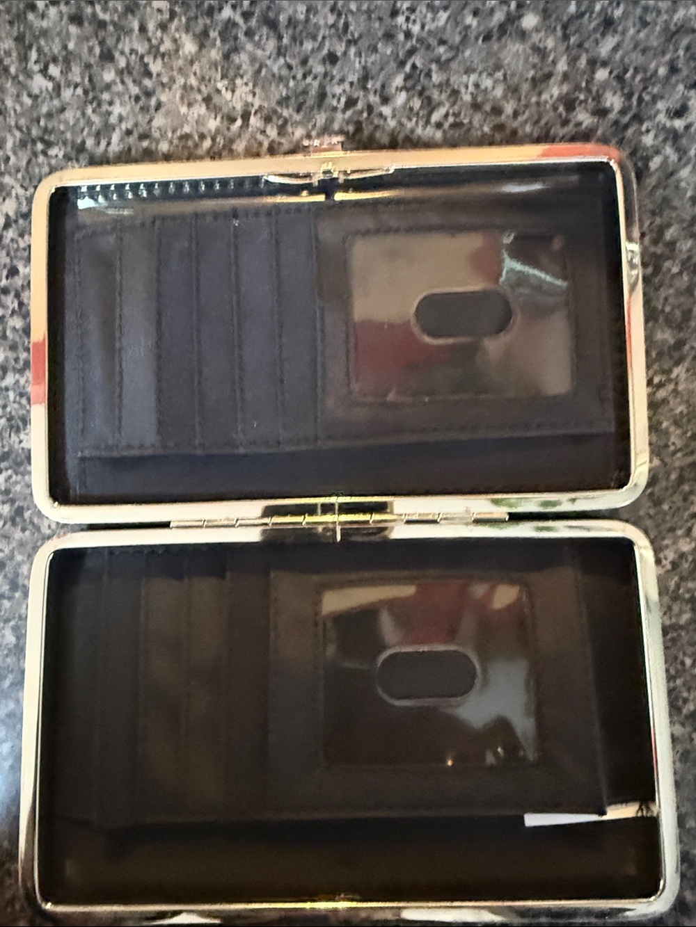 Yellow Cross Accent Women’s Clutch Wallet - Picture 5 of 5